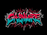 create graffiti for logo hardcore band design