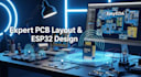 do pcb layout, esp32 design, arduino coding, rf pcb, easyeda