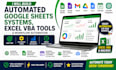 build automated google sheets systems, excel vba tools and workflow automate