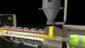 create 3d injection mold exploded view and molding animation