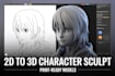 sculpt high quality 3d character model, 3d printing