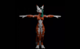 vrc avatar vr character vrchat vrc avatar 3d model commission furry vtuber model