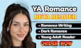 beta read ya author romance and fantasy script, give readers report