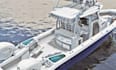 detailed commercial ship hull, structure with stability analysis