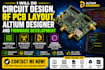do circuit design, rf pcb layout, aitium designer and firmware development