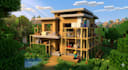 build your dream structure or environment in minecraft