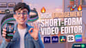 edit engaging shorts tiktok and reels
