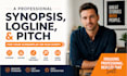 write a professional synopsis, and logline for your screenplay or film script