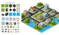 isometric tileset tilemap game environment isometric building asset level design