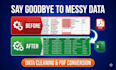 clean excel data and convert PDF to spreadsheet accurately