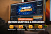 create motion graphics 2d 3d animation explainer video editing logo animation