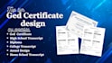 design custom academic transcipt, college, university, high school transcript