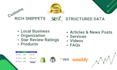 setup json ld schema markup for google rich snippets