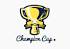 create unique champion cup golden ber mascot logo design