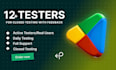 provide closed testing 12 testers 20 testers mobile app 12 testers google play