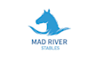 design powerful illustration horse breeding farm logo