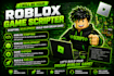 your roblox game scripter, roblox development, scripting, script, lua scripter