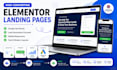 design wordpress elementor landing page for lead generation and ads