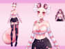 draw and rig live2d model 2d vtuber model live2d vtuber model anime model