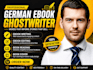 ghostwrite edit german fictional ebook non fictional book articles book novel