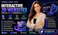 interactive 3d animated website spline 3d animated webflow website gsap, threejs