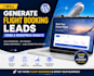 generate flight booking leads using a wordpress website