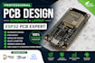 design pcb circuit schematic layout esp32 pcb design with altium, kicad, easyeda