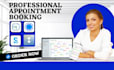 setup appointment booking calendly zoho bookings simplybook me acuity scheduling
