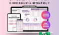 design custom biweekly paycheck budget spreadsheet, excel task tracker template