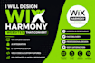 design wix harmony website wix studio, wix ai, wix ecommerce expert developement