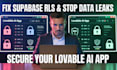 fix lovable ai supabase rls and secure your data leaks