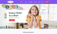 design kindergarten website, academy website, preschool and daycare website