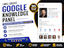 create a verified google knowledge panel