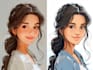 design amazing vector portrait