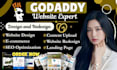 design godaddy website redesign godaddy website ecommerce godaddy expert builder