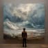 paint a real oil painting on canvas