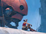 create cinematic sci fi character illustrations