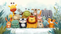 do animals cartoon illustration