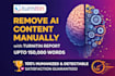 humanize ai content edit ai generated text in 1 hour
