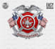 make american flag eagle firefighter logo