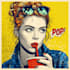 design an amazing superhero pop art