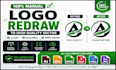 redraw your logo into a clean vector