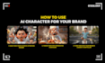 ai character and social media content