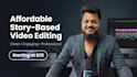 do affordable story based video editing