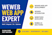 build weweb app, weweb integration, webstudio site, fix bubble io bugs
