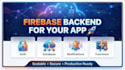 develop flutter app with firebase, supabase, and custom backend