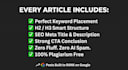 write punchy, zero fluff SEO blog posts that rank fast