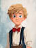 do cute disney cartoon portrait