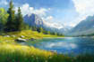 landscape oil painting art