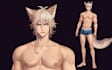 draw 2d vtuber model, live2d model, anime live 2d rig, streaming 3d vtuber model